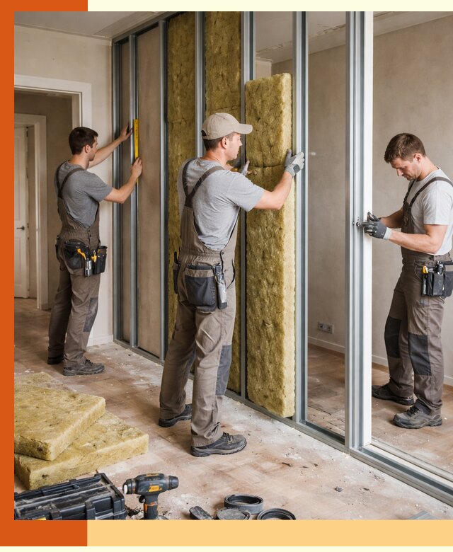 Шумоизоляция межкомнатных перегородок в Кохме эффективно и надёжно