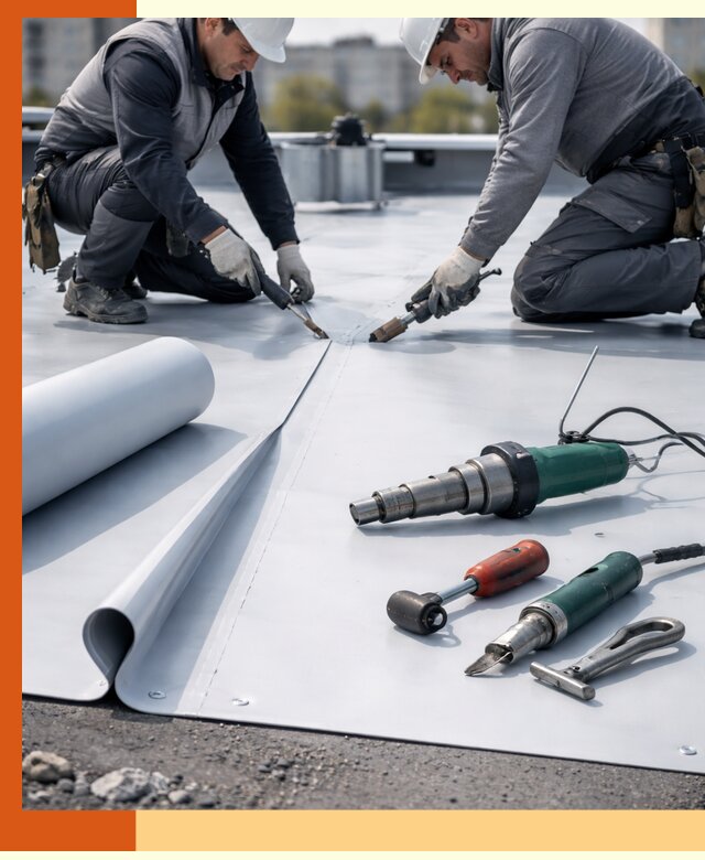 Гидроизоляция мембранной кровли в Кохме: монтаж и ремонт быстро