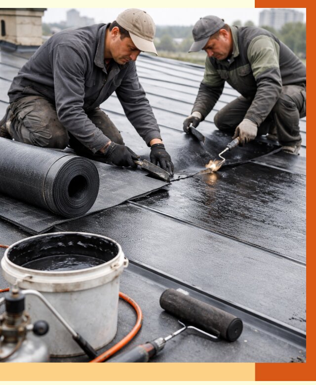 Гидроизоляция фальцевой кровли в Кохме от 7791 руб. под ключ | ТепломастерКхм