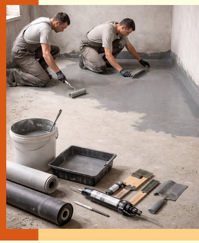 Гидроизоляция пола в Кохме — надежная защита от влаги и протечек