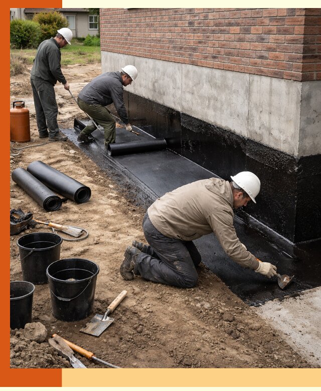 Гидроизоляция фундамента в Кохме: надежная защита строений