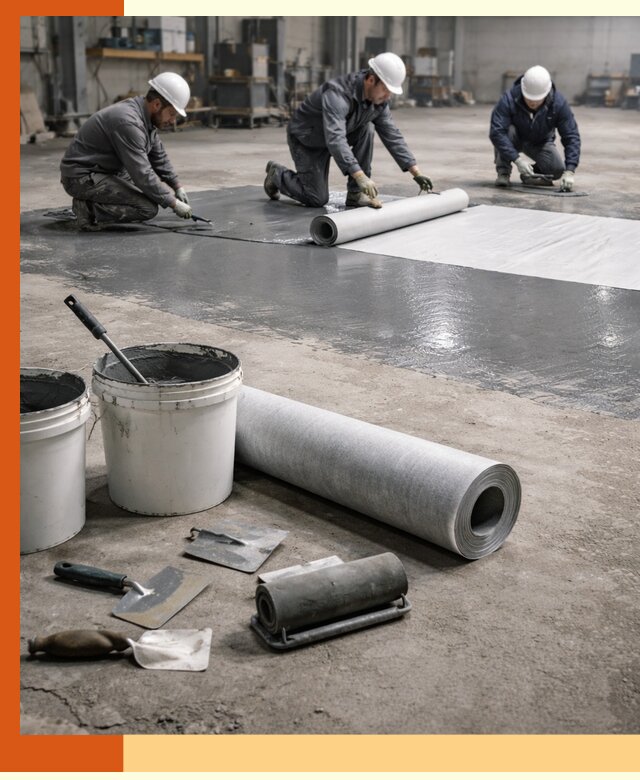 Гидроизоляция промышленного пола в Кохме — защита и долговечность