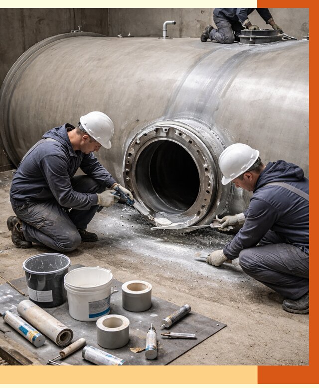 Гидроизоляция резервуара с топливом в Кохме от 77910 руб. под ключ | ТепломастерКхм