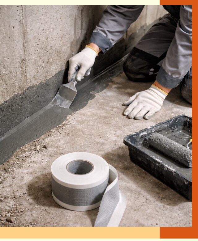 Гидроизоляция швов и герметизация стыков в Кохме от 1299 руб. | ТепломастерКхм