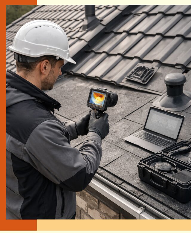 Тепловизионное обследование кровли в Кохме для выявления дефектов