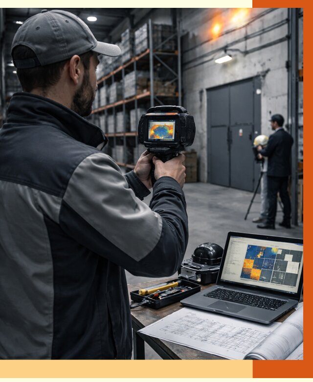 Тепловизионное обследование склада в Кохме от 6752 руб. | ТепломастерКхм