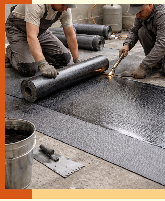 Монтаж гидроизоляционной мембраны в Кохме для зданий и конструкций