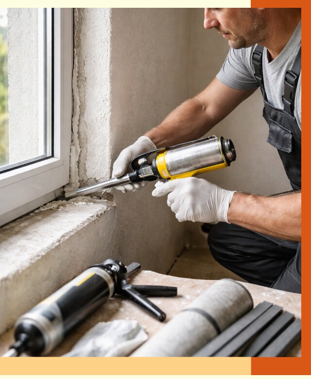 Герметизация стыков и примыканий в Кохме от 1247 руб. под ключ | ТепломастерКхм