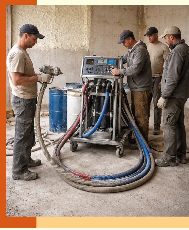 Аренда установки для напыления ППУ в Кохме на выгодных условиях